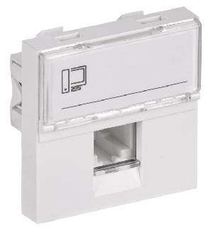 PRIMER РКИ-20-00-П-6 Розетка RJ45 кат.6 (2 мод.) белый