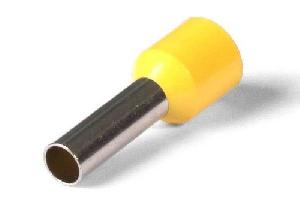 Наконечник штыревой втулочный изолированный, для опресовки проводника 6,0 мм², (100 шт/уп)
