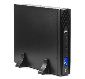 Источник бесперебойного питания 220В,&nbsp;&nbsp;3000ВА (2700 Вт)&nbsp;&nbsp;On-Line, синусоидальная форма выходного напряжения, внешние 6 шт от 40 до 120 Ач, возможность подключения внешних батарейных блоков SKAT BC. Ток заряда АКБ - 6 А, Выходные разъёмы: Schuko - 2 шт, IEC C19 - 1шт