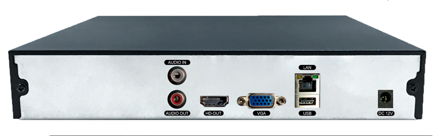 IP видеорегистратор 9каналов, Н.265(+)/264(+) (аудио G.711, ADPCM), разрешение до 8Мп/вх.поток 80Мб, аудио RCA*1вх/1вых, интерком, VGA@1080P/ HDMl@4K, ONVIF S(T), видеоаналитика , Р2Р Bitvision, 2*USB 2.0, 1*SATA (max.8Тб), RJ45 10/100Мб