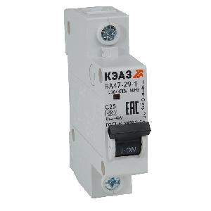 Автоматический выключатель 1P 16А C 4,5кА AC ВА47-29