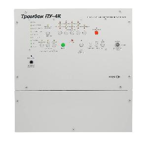 Тромбон-ПУ-4К - Прибор управления предназначен для построения системы оповещения и управления эвакуацией (СОУЭ) 3-го и 4-го типов. Оснащен встроенным усилителем мощности, системой резервного питания, 2 входа МЧС, гибкими настройками алгоритмов оповещения, интеллектуальной системой контроля всех линий связи, портом для подключения удаленных консолей Тромбон УК, интерфейсом RS-485 для подключения к ПК и сопряжения с системой безопасности АРМ "Орион Про". Прибор управления предназначен для построения системы оповещения и управления эвакуацией (СОУЭ) 3-го и 4-го типов. Оснащен встроенным усилителем мощности, системой резервного питания, 2 входа МЧС, гибкими настройками алгоритмов оповещения, интеллектуальной системой контроля всех линий связи, портом для подключения удаленных консолей Тромбон УК, интерфейсом RS-485 для подключения к ПК и сопряжения с системой безопасности АРМ "Орион Про".