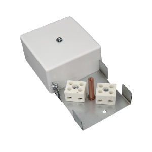 Коробка монтажная огнестойкая, клеммник 4 контакта, до 6 мм/кв., 72х72х36 мм