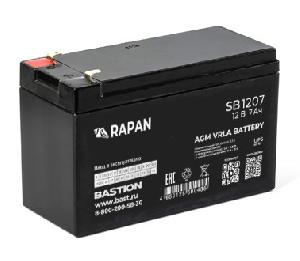 Аккумулятор свинцово-кислотный тип AGM 12V 7 А/ч, 12В, 66х151х100мм. Срок службы 4 года
