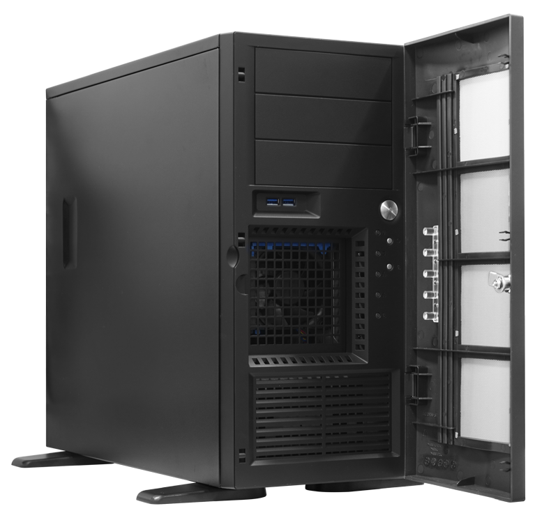 АРМ Орион Икс для охранной сигнализации и пожарной автоматики - до 1 000 элементов. Системный блок - корпус Mid-Tower,  клавиатура, мышь. ОС Linux