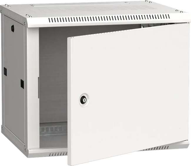 ITK Шкаф LINEA W 9U 600x450 мм дверь металл, RAL7035, Серый