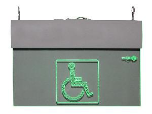 Тромбон-СОРС-ИСТ исп.П3 - Светозвуковое табло,  устанавливается на входе в помещения и зоны безопасности, специально оборудованные для маломобильных групп населения. Светозвуковое табло,  устанавливается на входе в помещения и зоны безопасности, специально оборудованные для маломобильных групп населения.