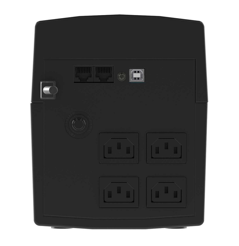 Линейно-интерактивный ИБП ДКС серии Info LCD, 1200 ВА/720 Вт, 1/1, 4xIEC C13, USB + RJ45, LCD, 2x7Aч