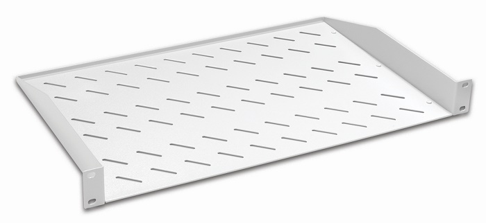 Полка консольная 19", 1U глубина 250мм, нагрузка до 25 кг, серая