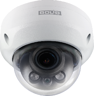 Купольная сетевая антивандальная видеокамера, цветная, 4 Мп, 2,7-13,5 мм моторизированный; микрофон, Н.265, WDR (120 дБ), ИК-подсветка (до 40 м); Micro SD; DC12V, PoE; IP67; IK10; -40°C~+60°C,