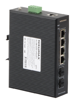 Управляемый промышленный L2 коммутатор 4*10/100/1000Мбит/с PoE (af/at/BT), 2*1Гбит/с SFP, Крепление на DIN-рейку, 2*ввода питания, питание 12-55В (блок питания 360Вт поставляется отдельно), -40С +85С.