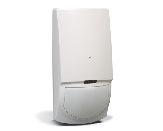 Объёмный совмещённый ИК+разбития стекла, АК - 10 м х 90°, ИК - 18 м х 90°, термокомпенсация, U-пит. 8,2…16 В, I-потр. ≤22 мА, t-раб.-20…+50°С, 123х62х38 мм