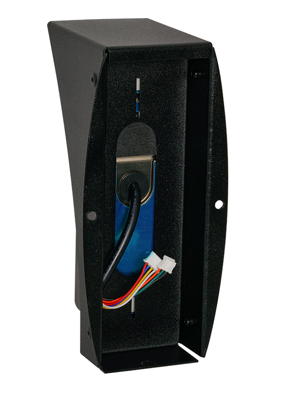 Защитный козырек для установки для вызывных панелей. Материал оцинкованная сталь. Крепится настену.  80х161х77мм