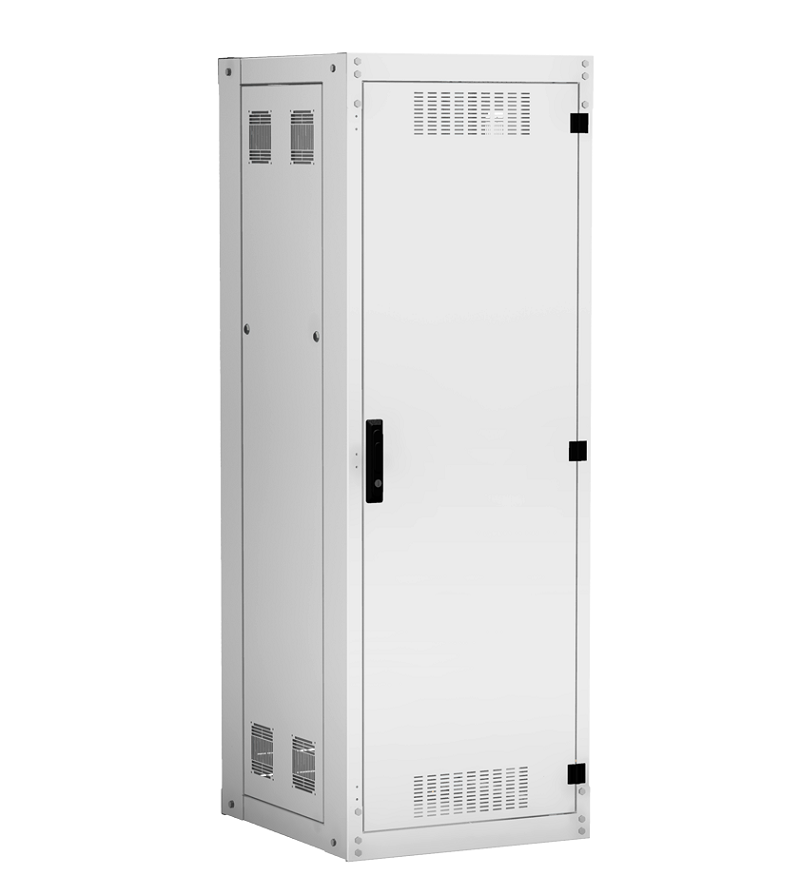 Напольный шкаф 19", 33U, металлическая дверь, цельнометаллические стенки, Ш600хВ1641хГ600мм, в разобранном виде, серый