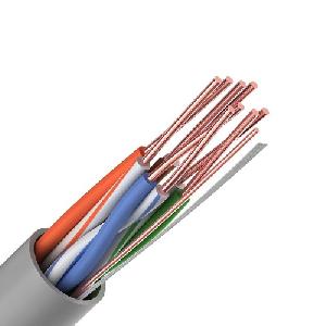 Кабель для компьютерных сетей UTP4-CAT5e, 305 м, медь, 0,47 мм, внутрений серый