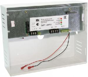 БИРП 24/6,0 - Блок бесперебойного питания 24 В; 6,0 А, кратковременно до 6,5 А; под 2 шт. АКБ 12,0 Ач Блок бесперебойного питания 24 В; 6,0 А, кратковременно до 6,5 А; под 2 шт. АКБ 12,0 Ач