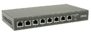 Коммутатор 2.5G Ethernet на 8 RJ45 портов. Порты: 8 x 2.5G (10/100/1000/2500Base-TX). Auto MDI/MDIX. Встроенная грозозащита 3кВ. В комплекте БП DC12V(2A). 223x28x113мм. -10...+55 гр. С.