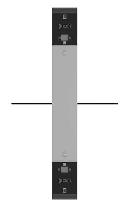 Скоростной Турникет распашной (центральный модуль). Режим антипаника. Материал корпуса - нержавеющая сталь, материал створок - акрил. Ширина прохода до 650 мм, высота створок 875 мм. Створка Акрил Питание AC 110 ~ 240В.