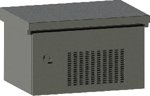 Шкаф настенный климатический, IP55, Ш821хВ482хГ566 мм, цвет серый, муар, RAL 7035, комплектация: монтажные направляющие -2 пары; Монтажные панели – 3шт; (Розеткa -16А -1 шт; Автомат - 1P 16А -1 шт; Автомат-1P 6А -2 шт;  Термостат для вентиляторов -1 шт; Вентилятор 120-120-38 - 2 шт;  Термостат для обогревателей -1 шт; Отопитель конвекционный 150 Вт, - 2шт; Датчик открытия – 1шт; Шина заземления 8-12-6-КС-С; Провода заземления – 7шт); Фильтр – 1шт; Рым-болт М8 -4 шт; Кабельный ввод-сальник 32-6шт; Ключи – 3шт.