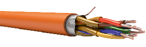 Симметричный кабель для интерфейса RS-485, огнестойкий, 1х2х0,80, бухта 200 м