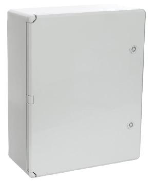 Корпус пластиковый с монтажной панелью ЩМП IP65 серая дверь 500х400х175