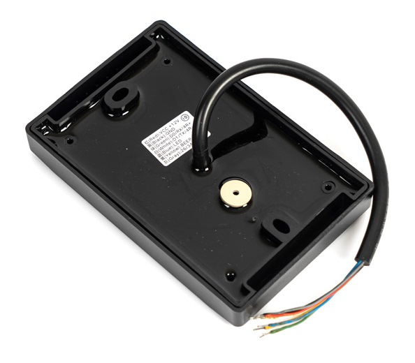 Считыватель EM-Marin (125 кГц). Wiegand-26. до 10 см. IP65. Материал пластик. от -30 до +50. 75х16х115 мм, черный