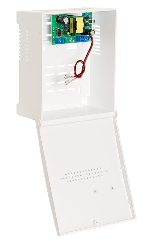 Источник бесперебойного питания в пластиковом корпусе, 13,6В. / 3А. Максимальный ток заряда АКБ 0,7А. (без защиты от глубокого разряда АКБ). Рекомендуемая емкость АКБ 7А*ч.&nbsp;&nbsp;196х167х87мм. Масса 0,46кг, (белая крышка)