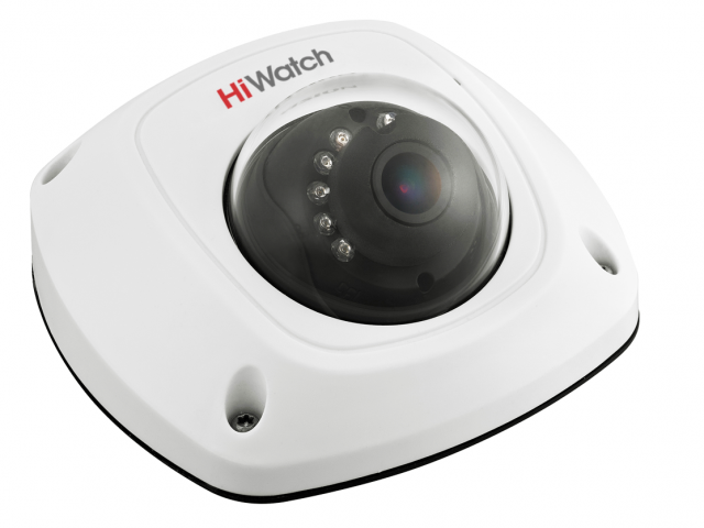 2Мп внутренняя купольная HD-TVI камера с ИК-подсветкой до 20м, 1/3" CMOS; 2.8мм; угол 94.5°; ИК-фильтр;