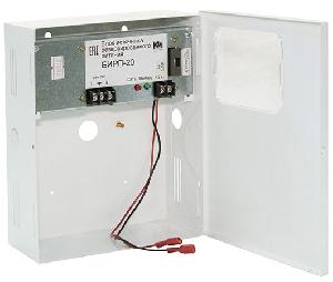 БИРП-20 - Источники бесперебойного питания 13,7 В ± 0,12%; 2,0 А, кратковременно до 2,5 А; под АКБ 7,0 Ач, 160-253В, ток заряда 110 мА, барьерные клеммные блоки Источники бесперебойного питания 13,7 В ± 0,12%; 2,0 А, кратковременно до 2,5 А; под АКБ 7,0 Ач, 160-253В, ток заряда 110 мА, барьерные клеммные блоки