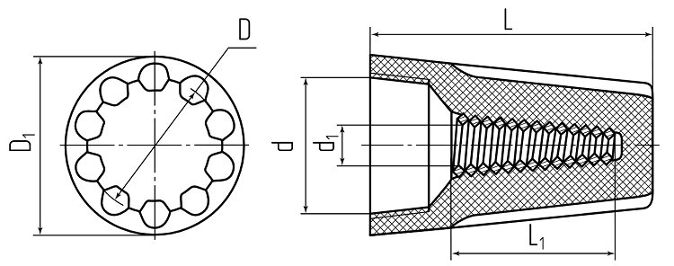 Соединительный изолирующий зажим, в скрутке суммарным сечением от 1.5 до 9.0 мм²