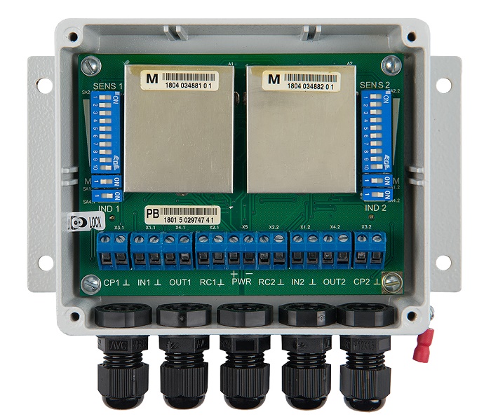 Извещатель охранный периметровый трибоэлектрический. Две зоны охраны. Чувствительный элемент - трибокабель ТППэп-10П или ТППэп-5П SKICHEL. Длина ЧЭ - не более 500 м. Возможна работа в одной зоне трибокабеля и пьезосенсоров. Питание: 8-35 В, 10 мА. t-раб. -65 ... +70 °С.
