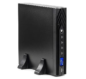 Источник бесперебойного питания 220В,  2000ВА (1800 Вт)  On-Line, синусоидальная форма выходного напряжения, АКБ: внешние 4 шт от 40 до 200 Ач, возможность подключения внешних батарейных блоков SKAT BC.  Ток заряда АКБ - 6А, Выходные разъёмы: Schuko - 2 шт