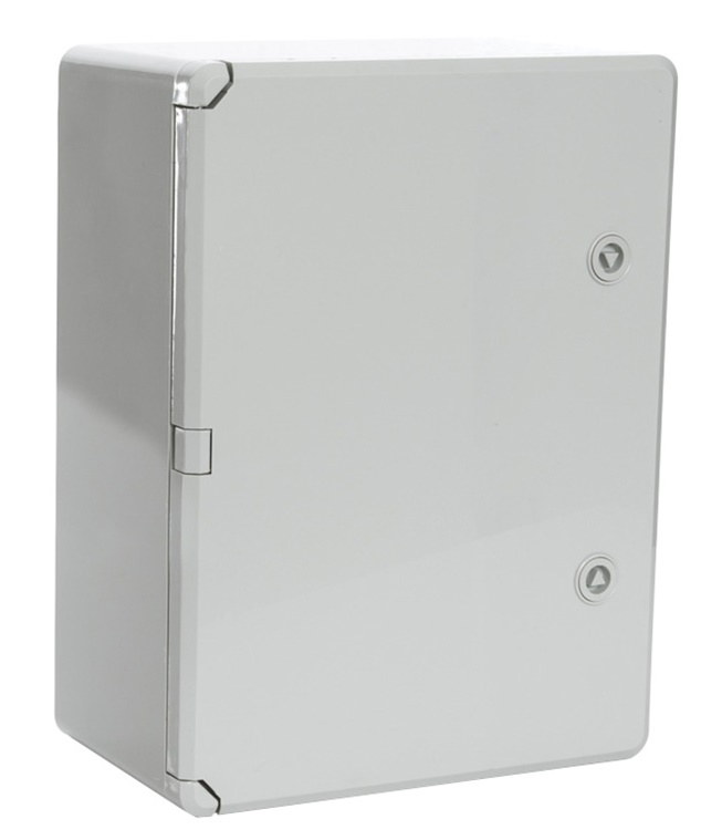 Корпус пластиковый распределительный ЩРН-24 IP65 серая дверь 400х300х170
