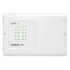 Блок приемно-контрольный охранно-пожарный 10 шлейфов, контроль адресных (ДИП-34ПА, С2000-ИП-ПА, ИПР513-3ПАМ) и не адресных извещателей, контроль цепей "Лампа" и "Сирена", два интерфейса RS-485, 5 выходных реле.