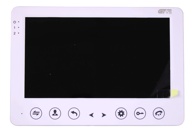 Монитор видеодомофона 7", белый. 1080P/720P/960H, AHD/CVI/TVI/CVBS, PAL/NTSC. Hands-Free, 7-дюймовый LCD экран, разрешение экрана 1980х1024, акриловая панель, сенсорные кнопки, детектор движения, часы, автоответчик, режим фоторамки. Поддержка до 6 мониторов в параллель + 2 вызывных&nbsp;&nbsp;панели&nbsp;&nbsp;+ 2 камеры + 2 датчика (НО/НЗ), дополнительное реле (НО/НЗ), запись видео или фото на micro SD карту. 