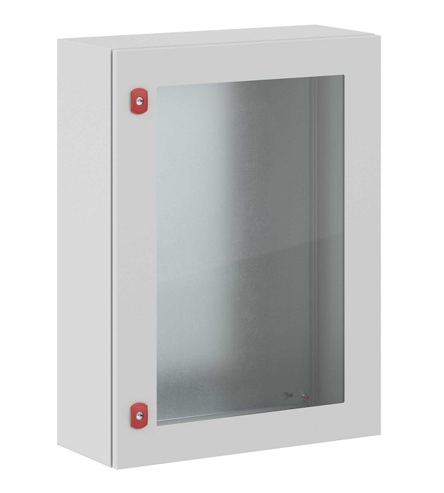 Корпус навесной ST с М/П с прозрачной дверью ВхШхГ 800x600x250 мм