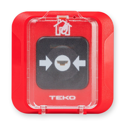 радиоканальный ручной пожарный извещатель системы Астра-Прайм, 868 МГц, дальность радиоканала 1000 м