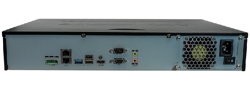 Сетевой видеорегистратор для IP-видеокамер под управлением TRASSIR OS (Linux). Регистрация и воспроизведение до 16 IP видеокамер (суммарный поток до 512 Мбит/сек). Без HDD в комплекте. Установка до 4-х HDD/SSD 3.5", любой емкости. 1 x HDMI, 1 x VGA выходы. USB 3.0.