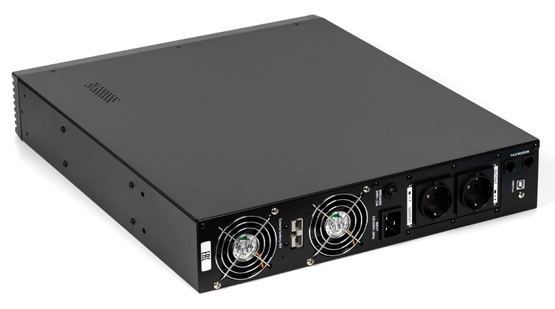 ИБП, Мощность: 1000 ВА / 700 Вт, 145-280 В, Встроенные АКБ 9 Ач – 2 шт, Выходные разъёмы: Schuko — 2 шт