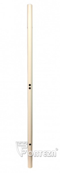 Металлическая опора «в грунт», 4,0 метра, Ø 76 мм, для крепления извещателей, прожекторов серии ФОСФОР и дополнительного оборудования.