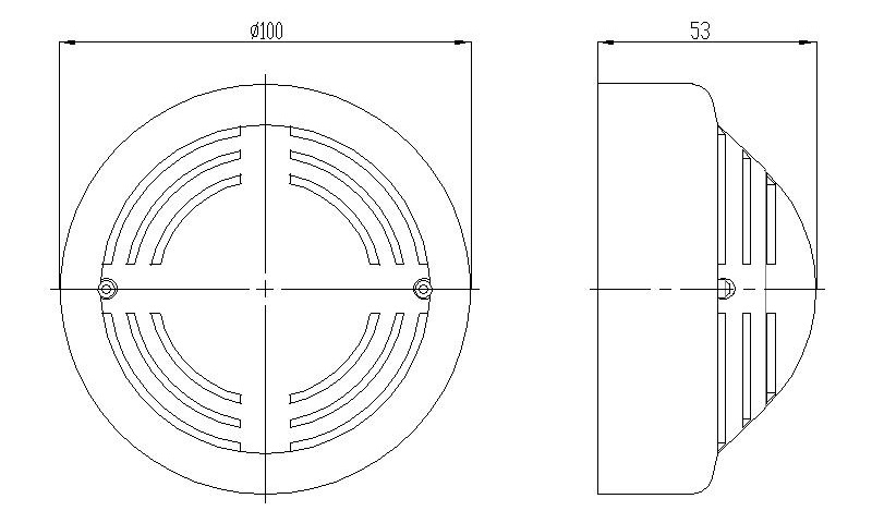Извещатель газовый, Угарный газ, выход RS-485 (протокол ModBus, режим передачи RTU), световая индикация, звуковая сигнализация, пластмассовый корпус, 100 мм h=54 мм