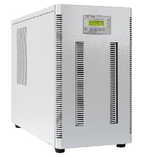 Источник бесперебойного питания напольный, on-line (с двойным преобразованием), чистая синусоида, 6000 ВA (5400 Вт); U-вх.220 В; под внешние аккумуляторы, U-акб.192 В, I-заряд.1…4 А; ЖК-дисплей; клеммное подключение (L, N, PE); холодный старт, совместим с генератором; IP20, t-раб.+5...+40°C, 438х250х572 мм