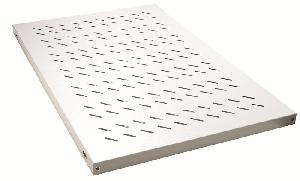 Полка стационарная 19", для шкафов глубиной 600. 600, 370мм, нагрузка 50 кг, серая