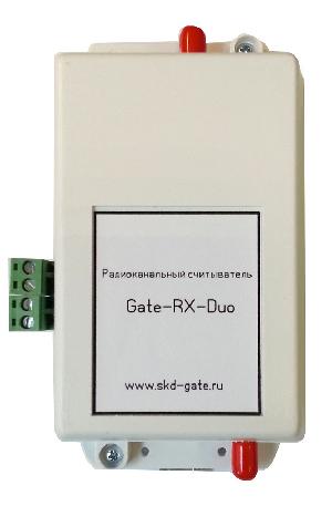 Считыватель совмещенный для радиобрелоков Gate-TX-Duo (433 МГц) и телефонных номеров. SIM карта и внешние антенны в комплект не входят. Выход Wiegand: 26 — для кодов радиобрелоков; 48 — для номеров телефонов. Крепление под DIN рейку.