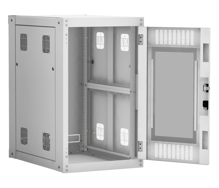 EC-FZ-186080-GMM-GY - Напольный шкаф 19", 18U, стеклянная дверь, цельнометаллические стенки, Ш600хВ974хГ800мм, в разобранном виде, серый Напольный шкаф 19", 18U, стеклянная дверь, цельнометаллические стенки, Ш600хВ974хГ800мм, в разобранном виде, серый