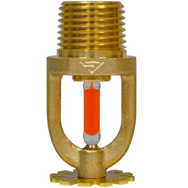 Спринклер общего назначения, вниз, колба 5мм, бронза, температура 68°С, К-фактор 115