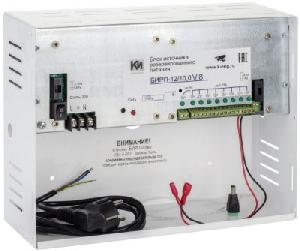 БИРП 12/10,0V.8 VIDEO - Блок резервированного электропитания, 8 вых.до 750 мА, 1 вых. до 4 А, защита от перегрузки, КЗ, от глубокого разряда, U_вых.12 В, под два АКБ 12В/12Ач, IP30, 320х245х115мм. Блок резервированного электропитания, 8 вых.до 750 мА, 1 вых. до 4 А, защита от перегрузки, КЗ, от глубокого разряда, U_вых.12 В, под два АКБ 12В/12Ач, IP30, 320х245х115мм.