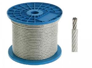 Трос стальной в ПВХ оплетке DIN 3055 3 мм (2/3) (200 м/уп)