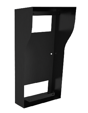 Кронштейн для накладного монтажа с козырьком для многоквартирных панелей серии AА-14. 184x406.3x107мм