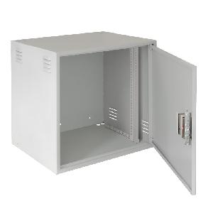 Настенный антивандальный шкаф, 12U, Ш600хВ605хГ450мм, серый